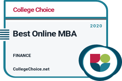 Best Online MBA Degrees in Finance Badge