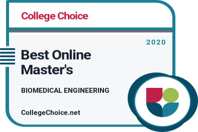 Best Online Master's in Biomedical Engineering Badge