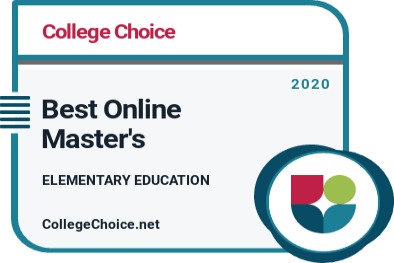 Best Online Master's in Elementary Education Badge