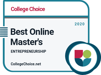 Best Online Master's in Entrepreneurship Badge