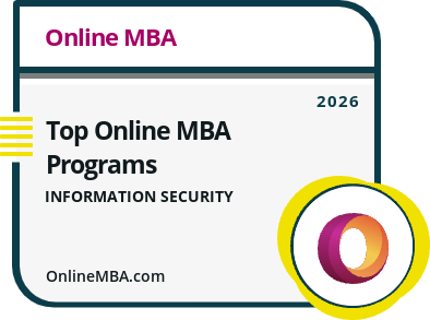 Top Online MBA Programs in Information Security Badge