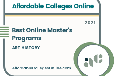 Best Online Master's Programs in Art History badge