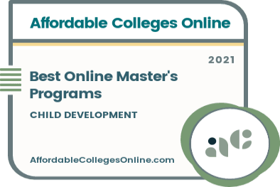 Best Online Master's in Child Development Programs badge