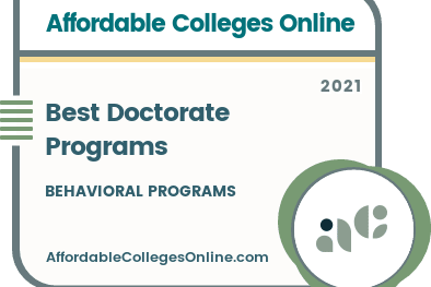 Best Doctorate in Behavioral Psychology Programs badge