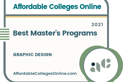 Best Master's in Graphic Design Programs badge