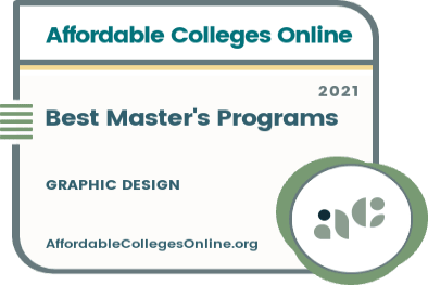 Best Master's in Graphic Design Programs badge