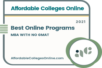 Best Online MBA Programs with No GMAT Requirement Badge