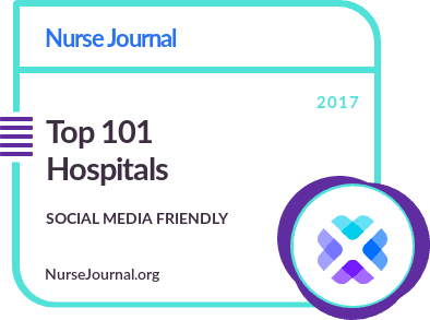 Top 101 Social Media Friendly Hospitals Badge