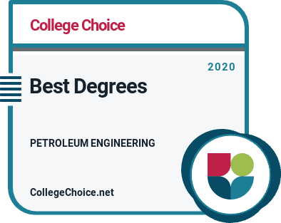 Best Degrees in Petroleum Engineering Badge