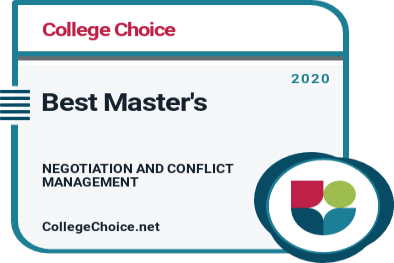 Best Master's in Negotiation and Conflict Management Degrees Badge