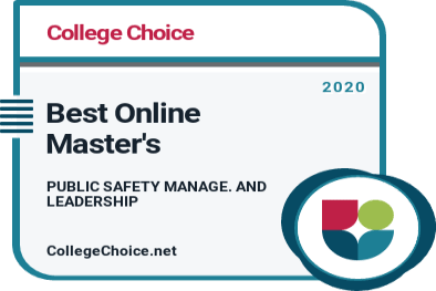 Best Online Master's in Public Safety Management and Leadership Badge