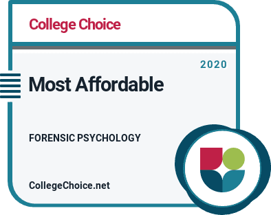 Most Affordable Online Master's in Forensic Psychology badge
