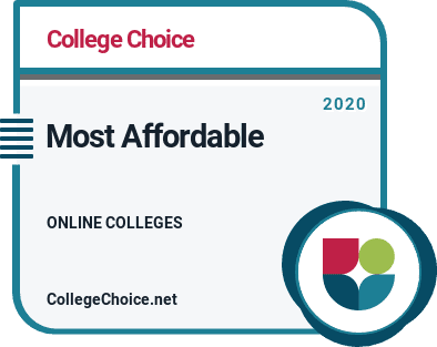 Most Affordable Online Colleges for Bachelor's Badge