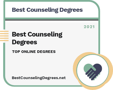 Best Counseling Degrees Badge