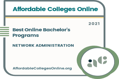 Best Online Bachelor's in Network Administration Programs badge
