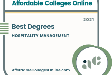 Best Hospitality Management Degrees badge