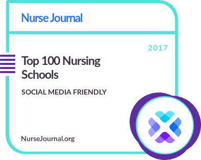 Top 100 Social Media Friendly Nursing Schools Badge