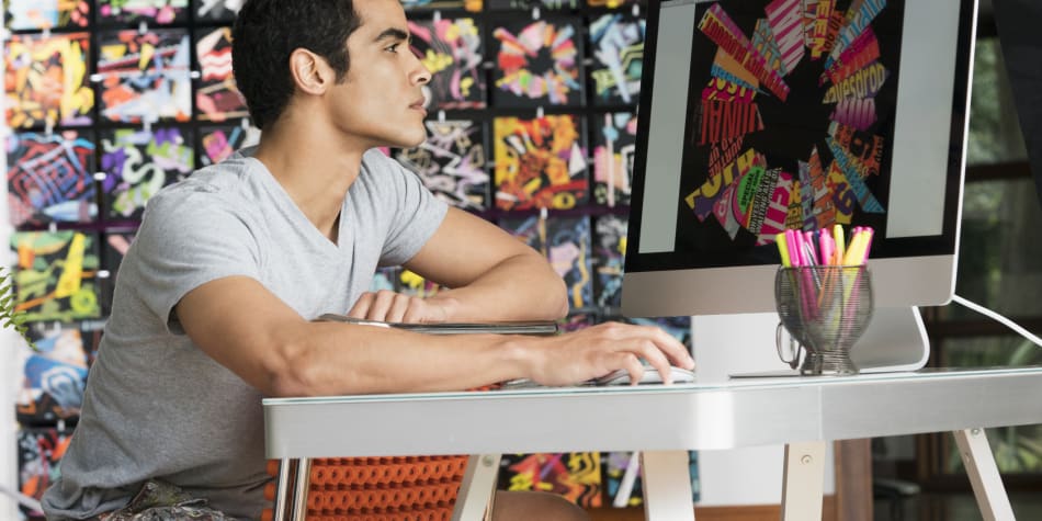 Those employed in creative fields tend to be happiest with their careers. Discover the top five jobs for creative people, from graphic design to marketing.