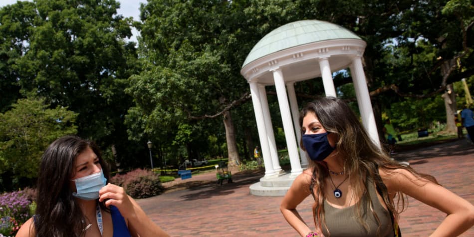COVID-19 cases on college campuses have skyrocketed in recent months. Schools continue to test new strategies to help curb the spread of the virus.
