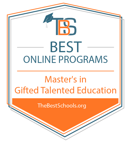 Top Online Master S In Gifted Talented Education Degree Programs Badge