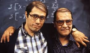 Edward James Olmos and Jaime Escalante