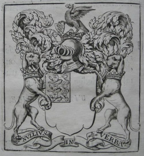 Royal Society Motto, nullias in verba, “On the word of no one” or “Take nobody’s word for it”