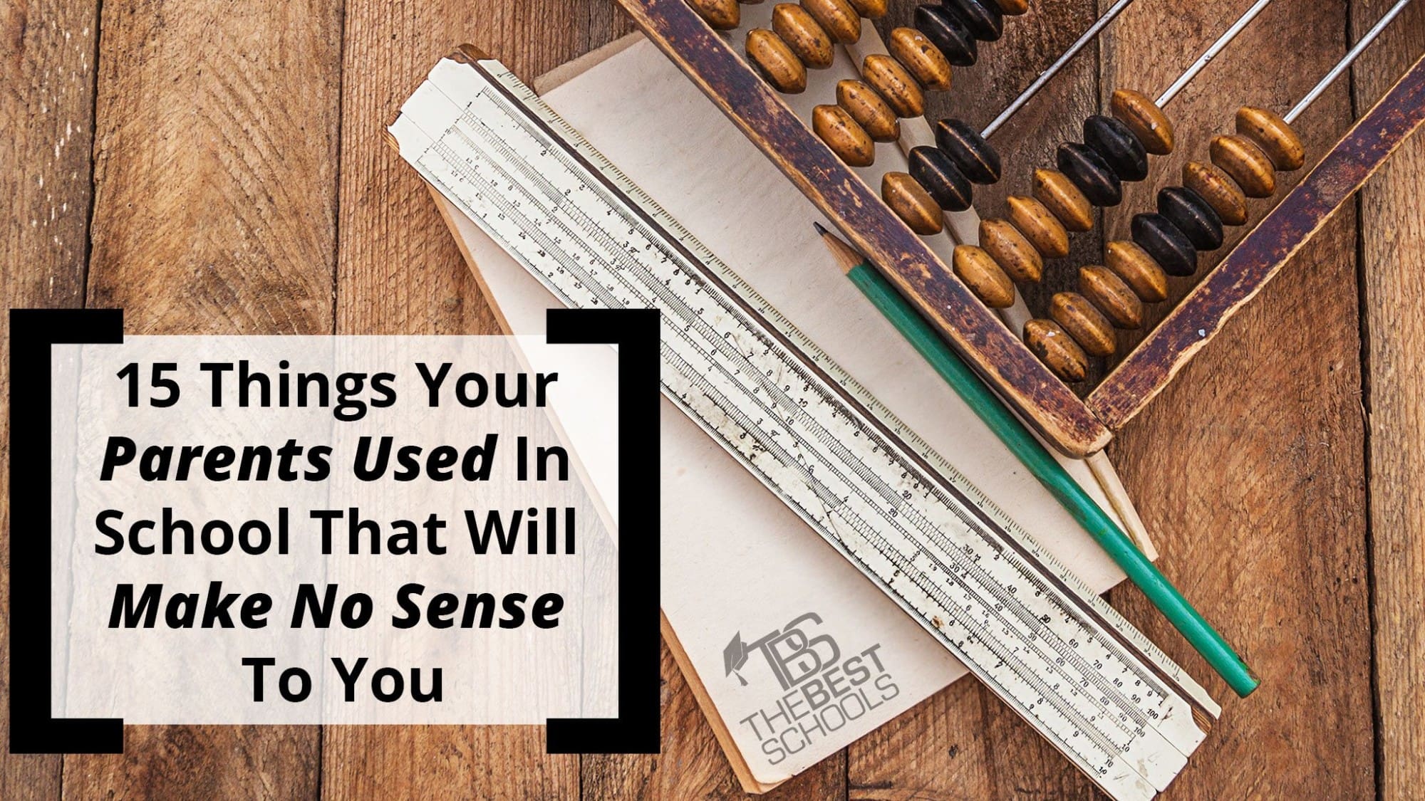 15 Things Your Parents Used In School That Will Make No Sense To