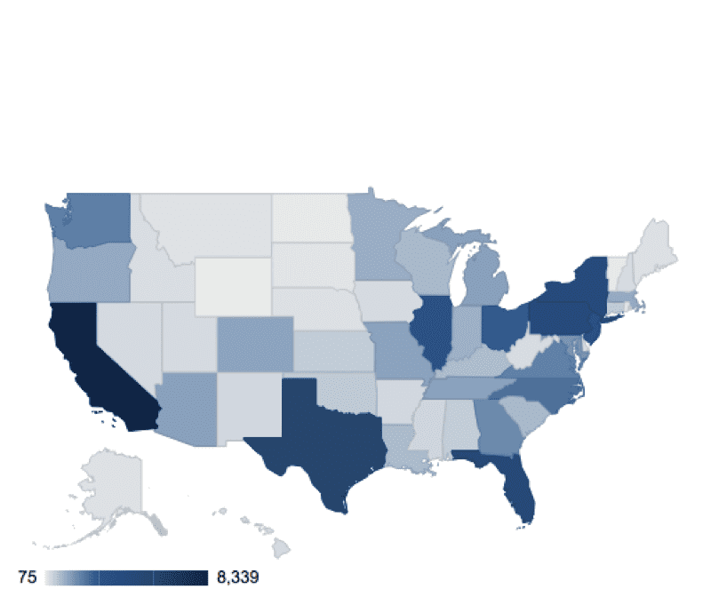 Source: AACN Certification Corporation. Accessed February 2015.