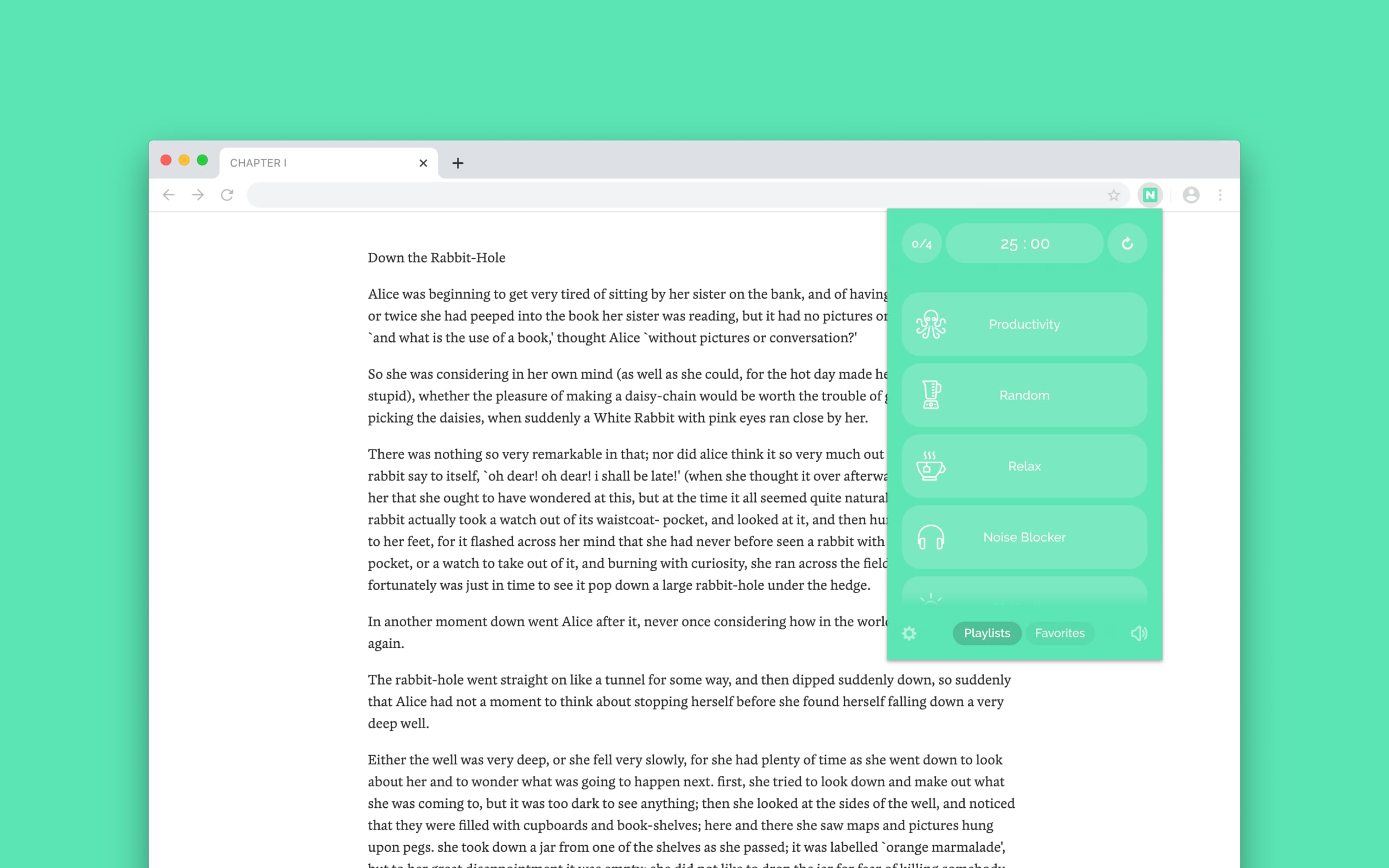 Noisli App Chrome Extension