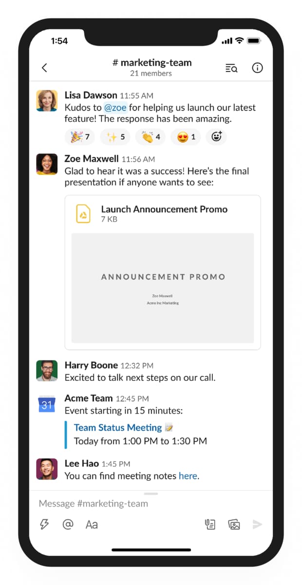 Slack app for iOS