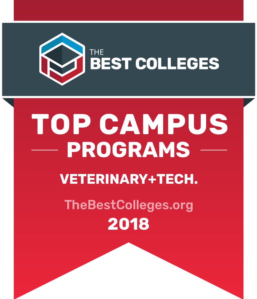 top 50 veterinary technician programs for 2018