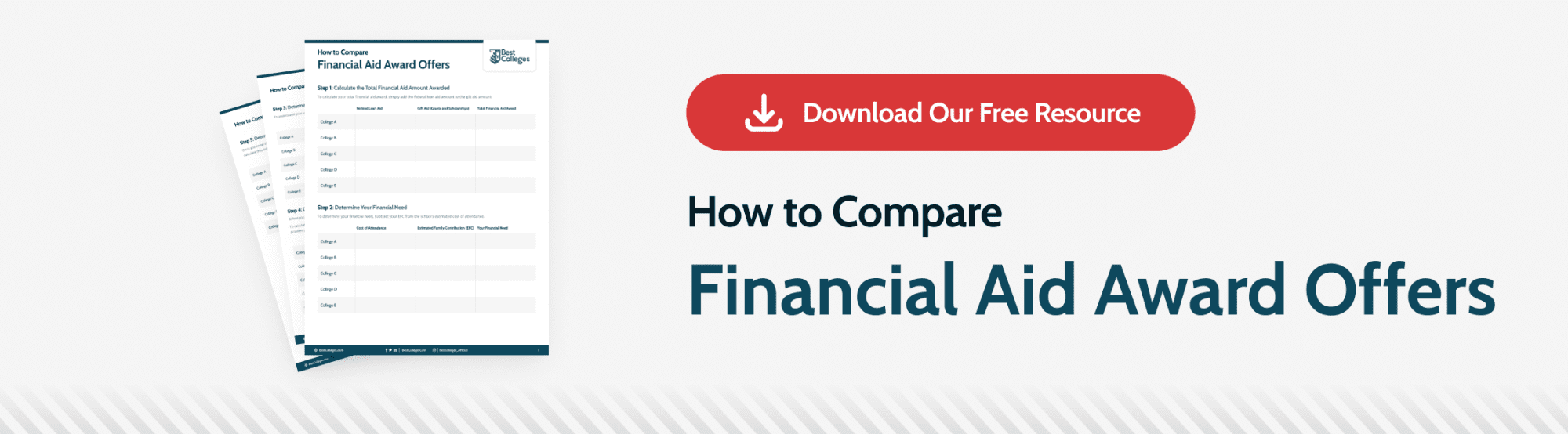 Download BestColleges' CV Template