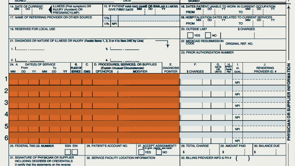 medical billing and coding forms