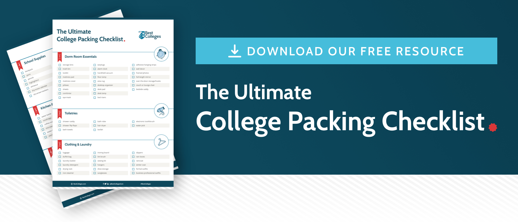 College Packing List: 51 Things to Bring to Campus