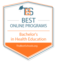 Best Online Bachelor's in Health Education Badge