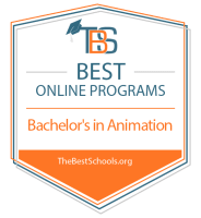 Best Online Bachelor's in Animation Programs Badge