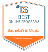 Best Online Bachelor’s in Music Degree Programs Badge