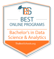 Best Online Bachelor's in Data Science Badge