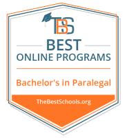Top Online Paralegal Bachelor’s Degree Programs Badge
