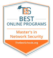 Download the Best Online Master's in Network Security Programs Badge