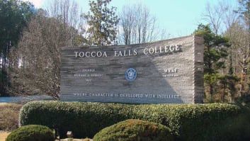 Toccoa Falls College Campus image forToccoa Falls College