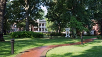 Harding University campus.