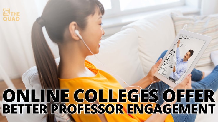 Online Colleges Offer Better Professor Engagement