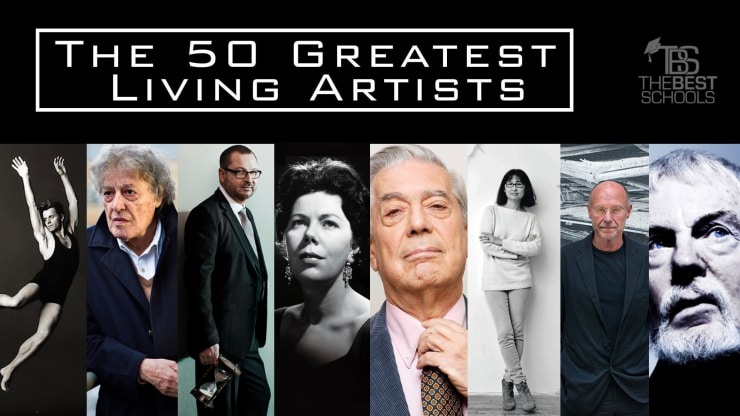 The 50 Greatest Living Artists Painting Sculpture And Related