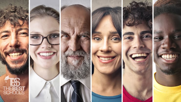 Collage of images featuring a diverse set of people