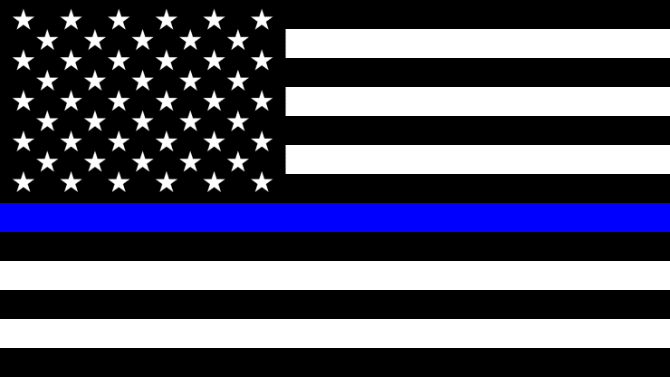 Thin Blue Line flag