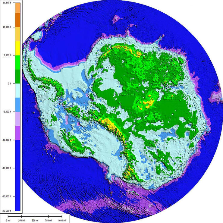 Antarctica Below the Ice