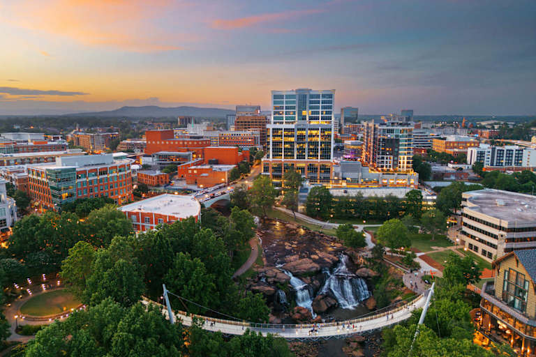 Greenville, South Carolina landscape