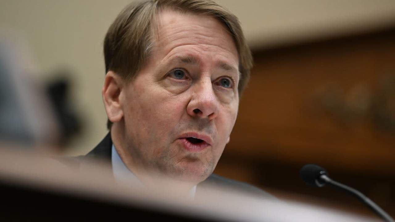 Richard Cordray, COO speaking as a witness