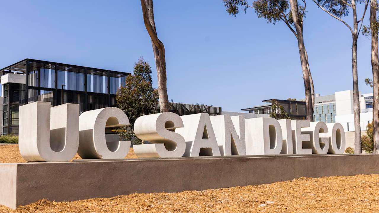 UC San Diego campus sign